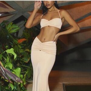 OhPolly Slinky Jersey Hardware Detail Two Piece